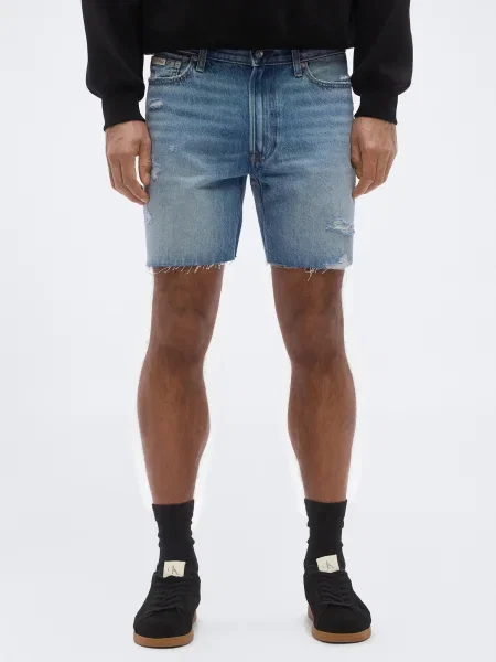 Pantaloni Calvin Klein Jeans clasici albastru