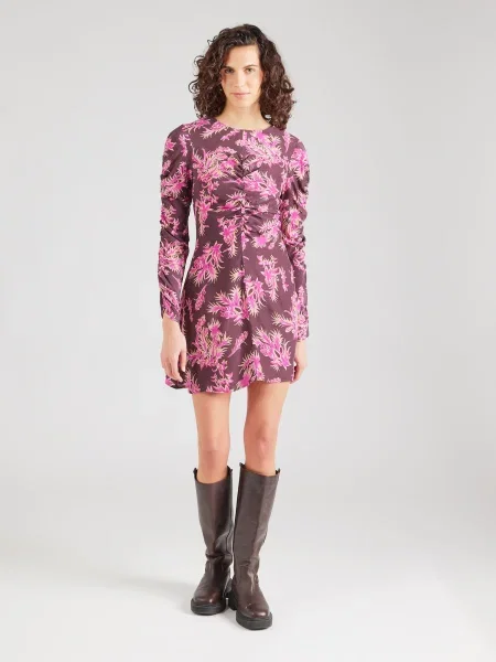 TOPSHOP Rochie / ciclam / roz / roz deschis bej