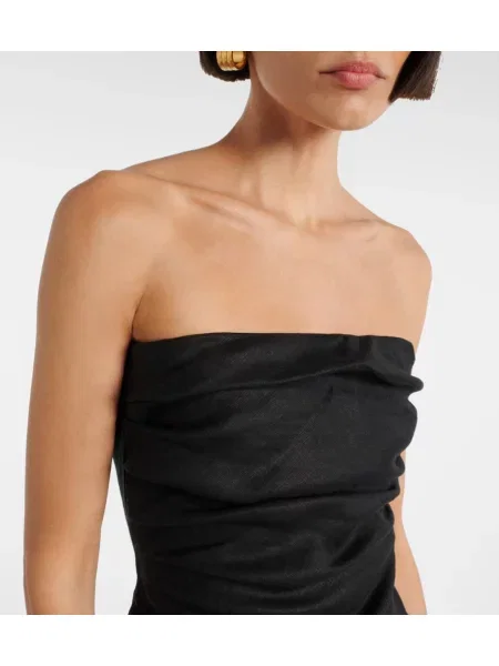 Rochie maxi Faithfull de in de costum negru