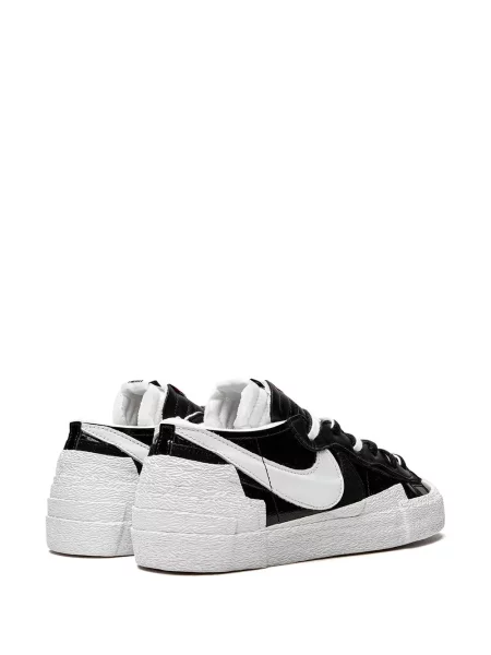 Kožené lakované sako Nike černé