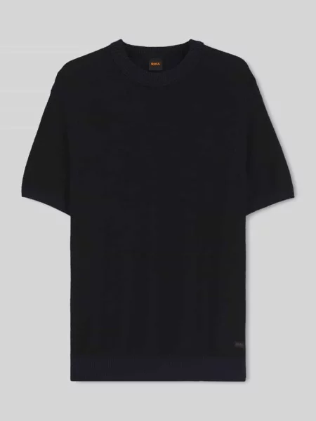 Sweter o kroju regular fit z mieszanka bawełny model KANTONIO' Boss Orange