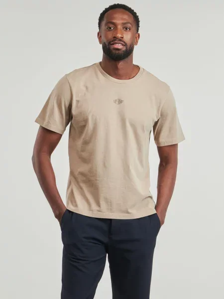 Tričko Superdry s autogramom béžová