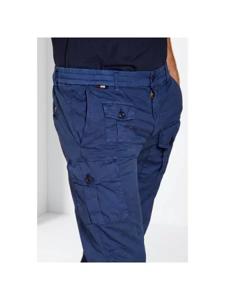 Spodnie cargo Mason's niebieskie