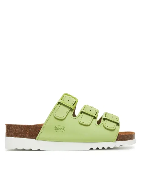Шлепанцы Scholl зеленые