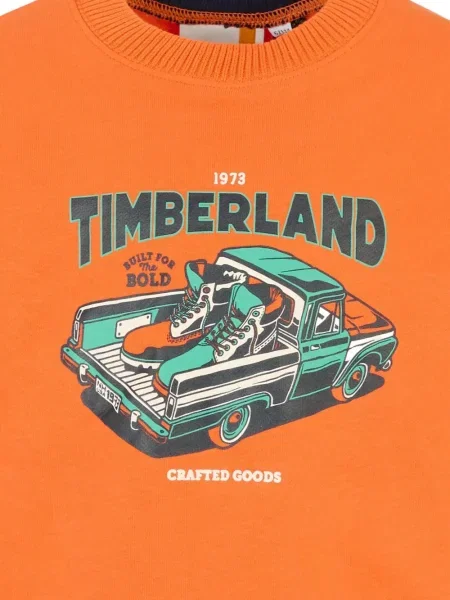 Bluza dziecięca Timberland pomarańczowa