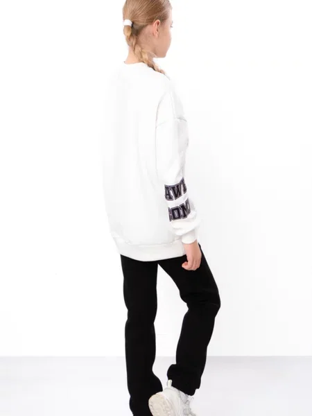 Дитячий Спортивний костюм Носи своє молочний бавовна/поліестер