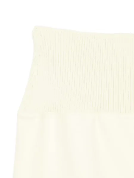 Fustă midi Jil Sander până la genunchi galben