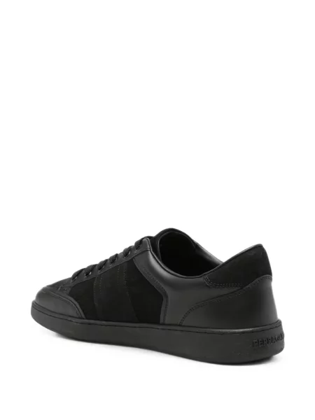Sneakerși Ferragamo din piele negru