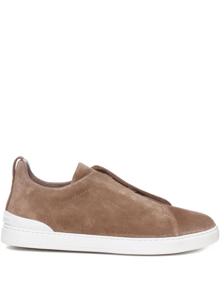 Sneakerși Zegna maro