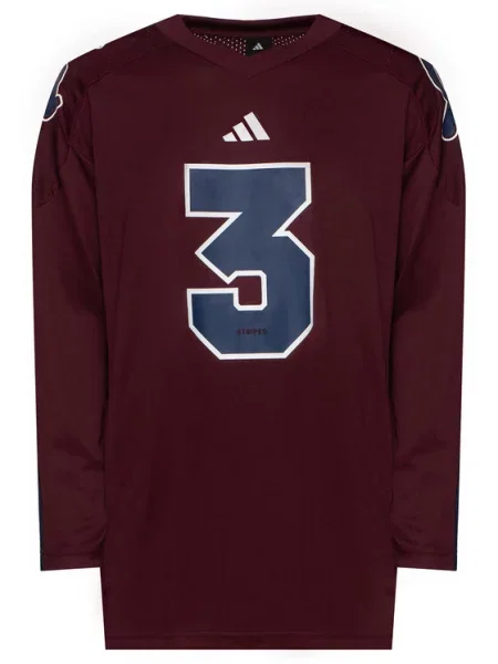 Adidas Majica z dolgimi rokavi Stadium Jersey Bordo rdeča