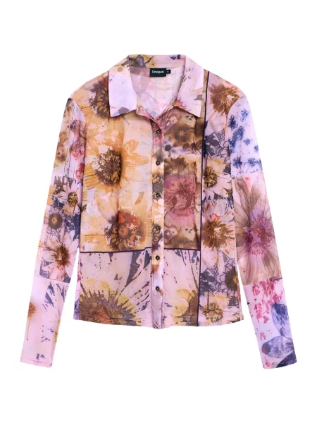 Desigual Blúz vegyes színek rózsaszín