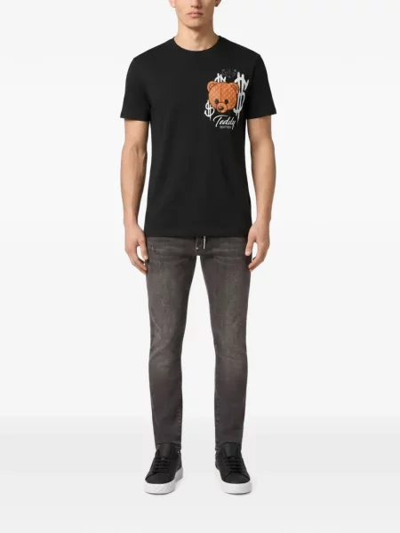 Jersey mackó póló Philipp Plein fekete