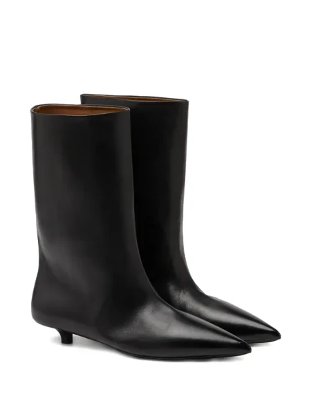 Botine Marsell din piele negru