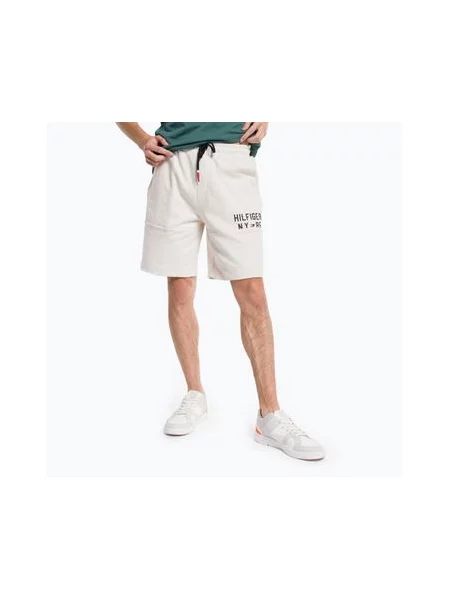 Шорти для тренувань Tommy Hilfiger Graphic Sweatshort beige бежеві