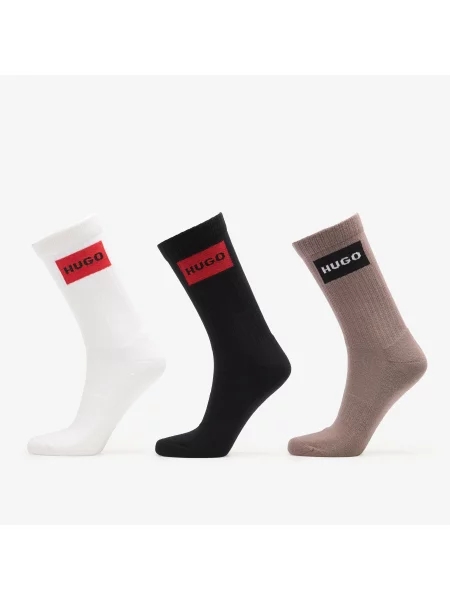 Ponožky Hugo Boss Qs Rib Label Cc Multicolor