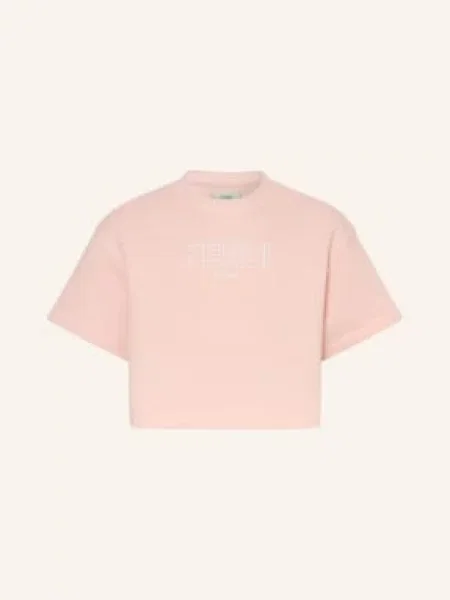 Fendi Tričko světle růžová bílá