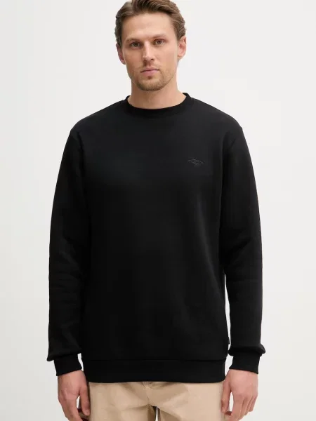 Rip Curl dukserica za muškarce s pamukom CLASSIC SURF crna