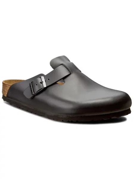 Natikači Birkenstock Boston Black črna
