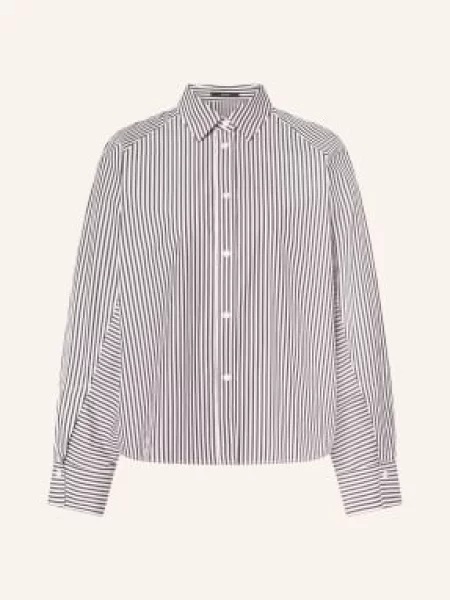 Windsor. Košile tmavě hnědá bílá