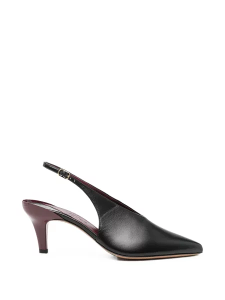 Pantofi cu toc Chloé slingback negru
