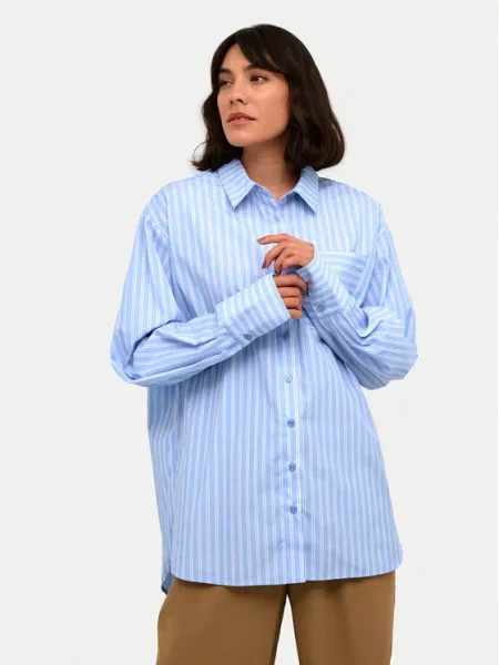Kaffe Cămașă Mackie albastru