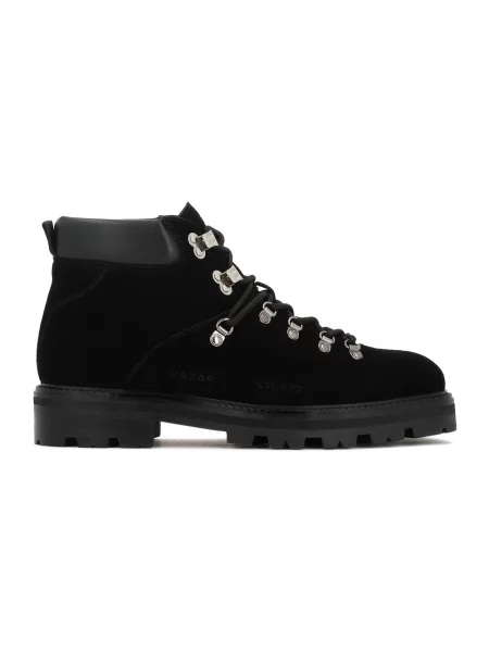 Buty trekkingowe Kazar Studio skórzane trekkingowe czarne