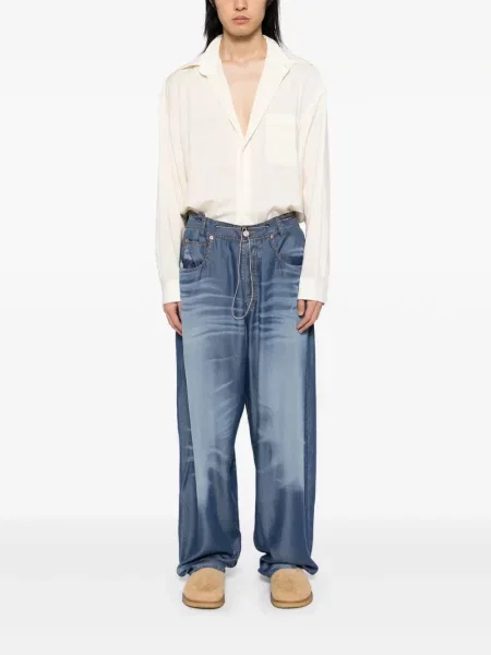 Pantaloni Magliano albastru