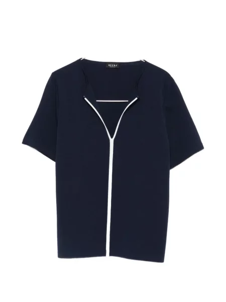 Koszulka z dekoltem v Neera z dekoltem w serek niebieska