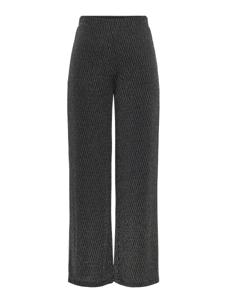 ONLY Pantaloni ONLCAROL / argintiu negru