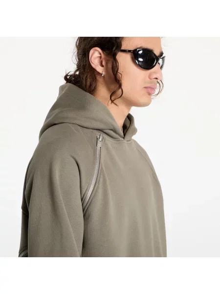 Φούτερ HELIOT EMIL Sequence Zip Hoodie UNISEX Dusty Green XXL πράσινο