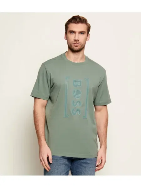 BOSS GREEN Tricou Iconic TL | Relaxed fit verde
