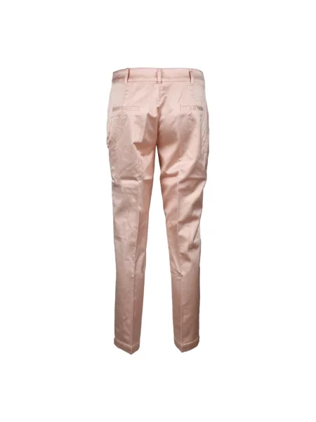 Spodnie Guess ze spandexu różowe