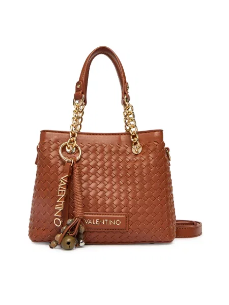 Geantă Valentino din piele maro