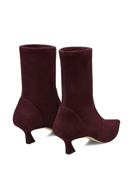 Cizme scurte Stuart Weitzman roșu
