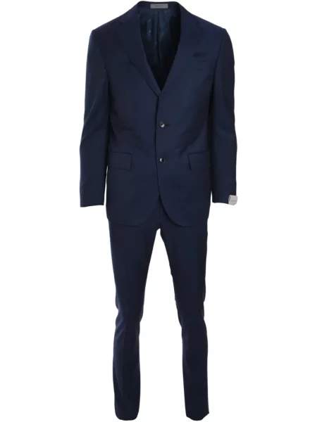 Costum Corneliani de lână de costum albastru