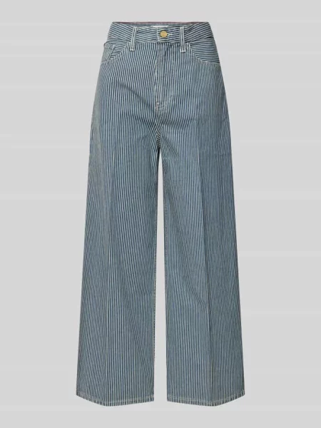 Jeansy z szerokimi nogawkami i wzorem na całej powierzchni Tommy Hilfiger