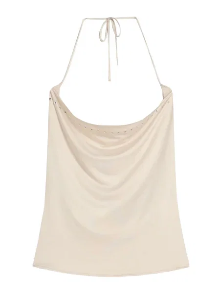 Top Bershka alb