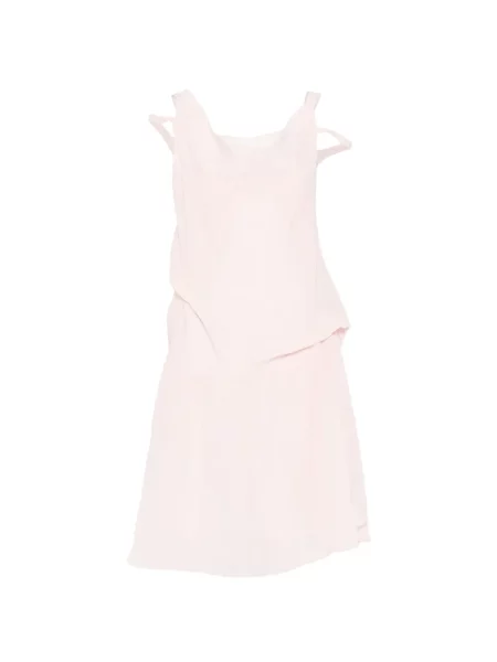 Rochie midi Plan C până la genunchi de costum roz