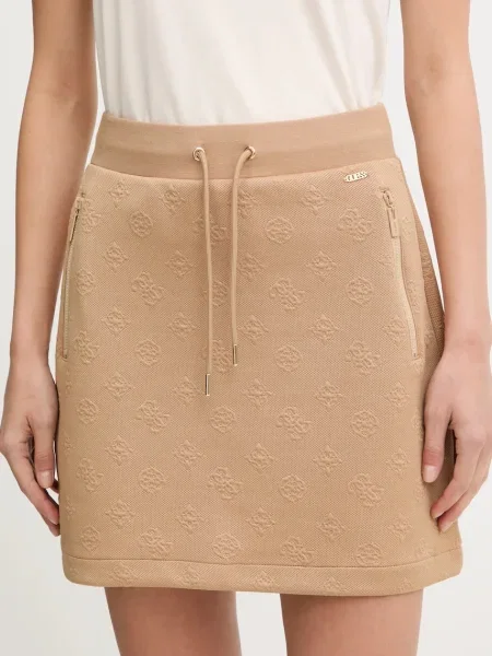 Guess Мини пола Кафяв бежово