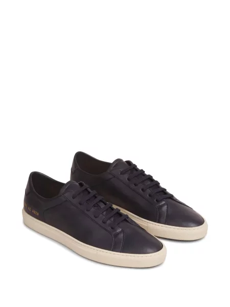 Sneakerși Common Projects cu șireturi din piele albastru