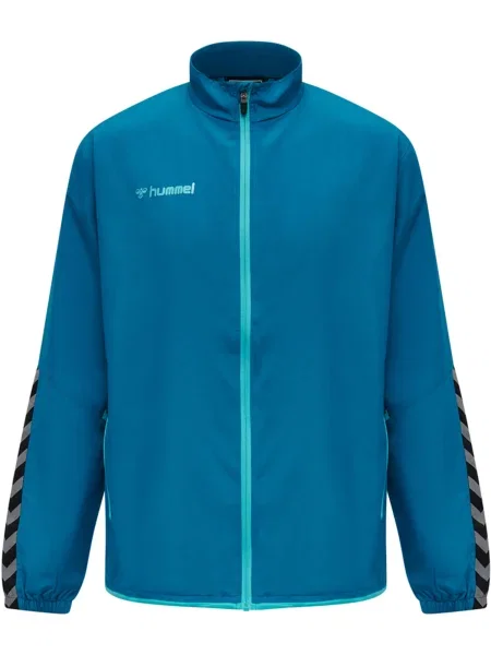 Hummel Geacă sport Authentic turcoaz / verde petrol / negru alb