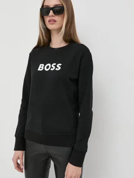 Суитчър Boss с принт черно