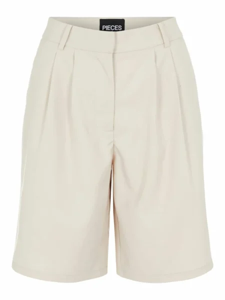 PIECES Pantaloni cutați bej