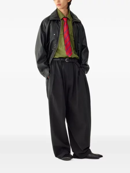 Geanta de piele Tomboy negru