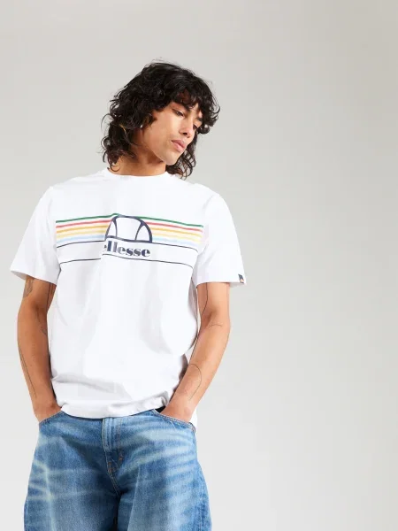 Ellesse pánske tričko Lentamente white biela