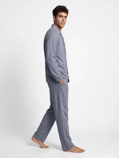 Pletená košeľa Polo Ralph Lauren modrá