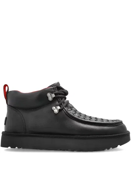 Sneakerși Ugg cu șireturi din dantelă negru