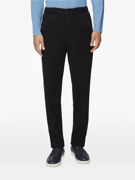 Pantaloni Kiton alergare negru