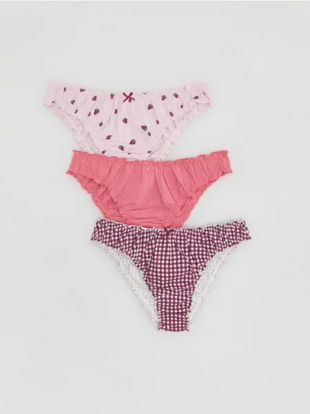 Reserved Chiloți tip bikini 3 bucăți multicolor