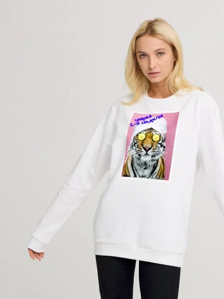 Свитшот Yappi белый